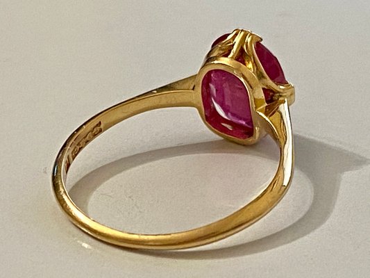 18K Glass-Filled Ruby Ring, 1966-AX-823228