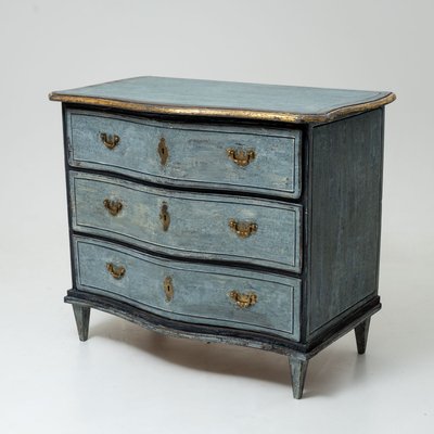 18th Century Baroque Blue Chest of Drawers-VEI-2021243