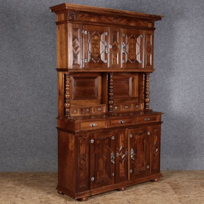 18th Century Baroque Buffet in Walnut with 4 Original Iron Locks, 1750s-DXD-1702853