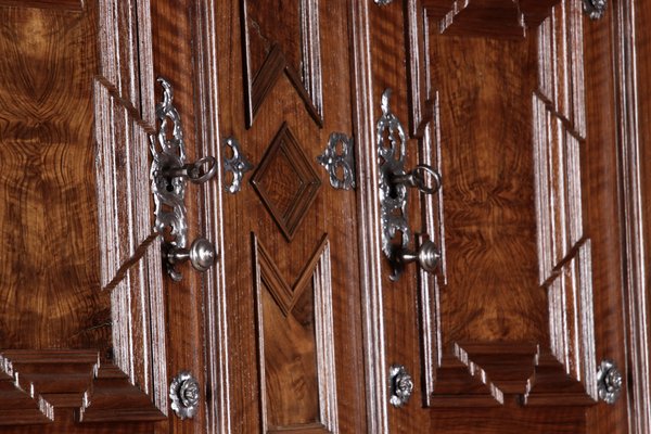 18th Century Baroque Buffet in Walnut with 4 Original Iron Locks, 1750s-DXD-1702853