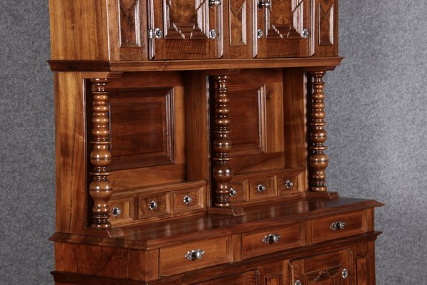 18th Century Baroque Buffet in Walnut with 4 Original Iron Locks, 1750s-DXD-1702853