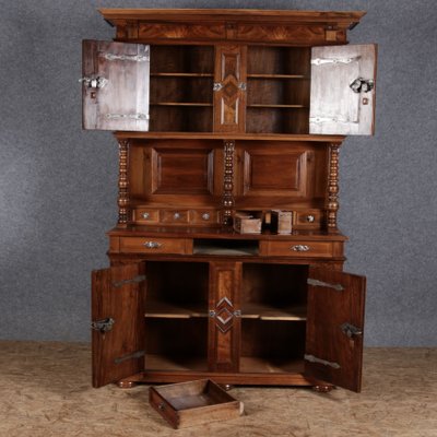 18th Century Baroque Buffet in Walnut with 4 Original Iron Locks, 1750s-DXD-1702853