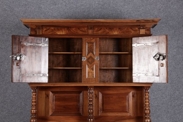 18th Century Baroque Buffet in Walnut with 4 Original Iron Locks, 1750s-DXD-1702853