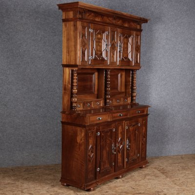 18th Century Baroque Buffet in Walnut with 4 Original Iron Locks, 1750s-DXD-1702853