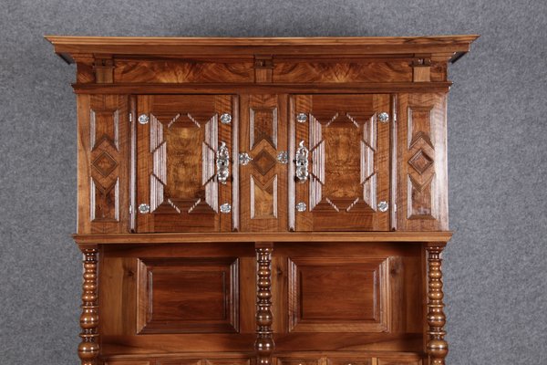 18th Century Baroque Buffet in Walnut with 4 Original Iron Locks, 1750s-DXD-1702853