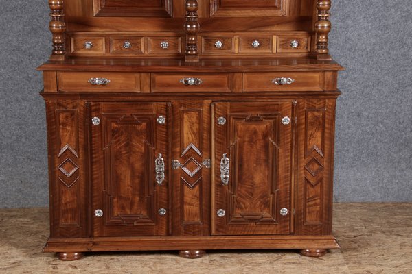 18th Century Baroque Buffet in Walnut with 4 Original Iron Locks, 1750s-DXD-1702853