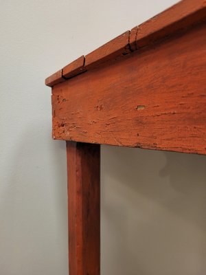 18th Century Baroque Corner Console in Polychrome in Red, Andalusia-NUC-1732952