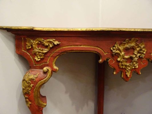 18th Century Baroque Corner Console Table-NUC-1444621