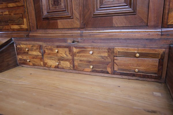 18th Century Baroque Secretary or Writing Desk in Walnut-TAT-1791826