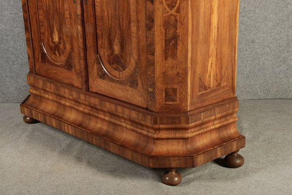 18th Century Baroque Walnut Wood Cabinet, 1740s-DXD-2033233