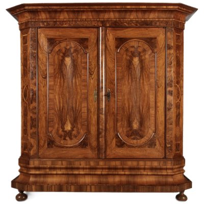 18th Century Baroque Walnut Wood Cabinet, 1740s-DXD-2033233