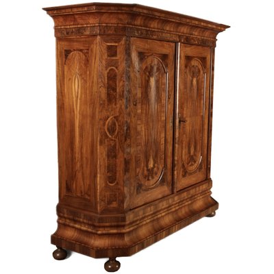 18th Century Baroque Walnut Wood Cabinet, 1740s-DXD-2033233