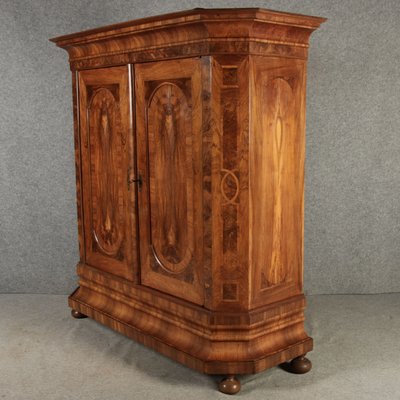 18th Century Baroque Walnut Wood Cabinet, 1740s-DXD-2033233