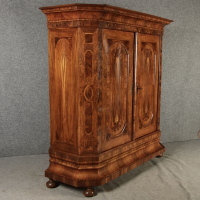 18th Century Baroque Walnut Wood Cabinet, 1740s-DXD-2033233