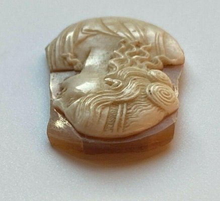 18th Century Cameo Profile of Woman in Agate-QKG-1820496