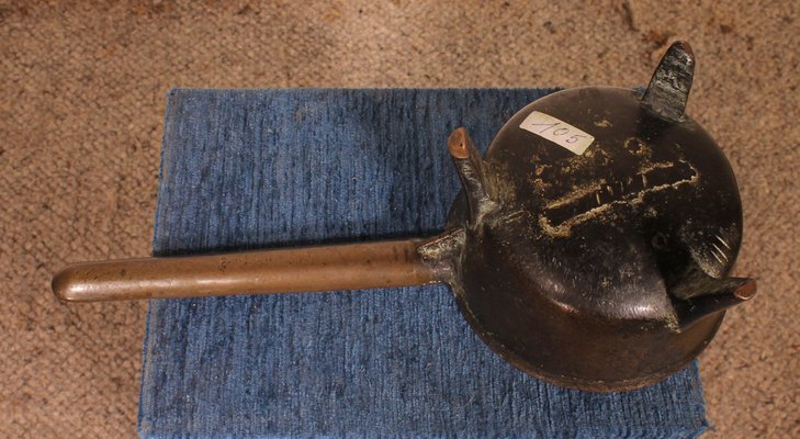 18th Century Cast Bronze Tripod Apothecary Skillet-HPU-1373546