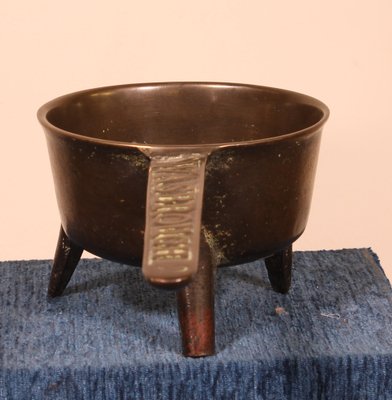 18th Century Cast Bronze Tripod Apothecary Skillet-HPU-1373546