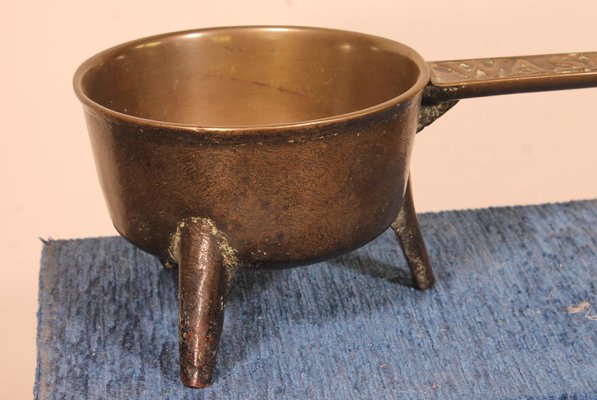 18th Century Cast Bronze Tripod Apothecary Skillet-HPU-1373546