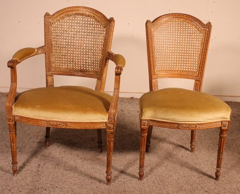 18th Century Chairs & Armchairs, Set of 6-HPU-1193927