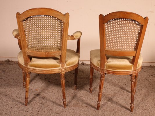 18th Century Chairs & Armchairs, Set of 6-HPU-1193927