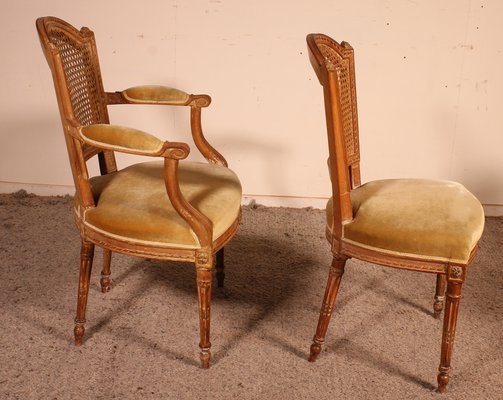 18th Century Chairs & Armchairs, Set of 6-HPU-1193927