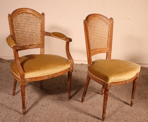 18th Century Chairs & Armchairs, Set of 6-HPU-1193927