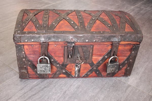 18th Century Chest Box with Lock-SEI-636288