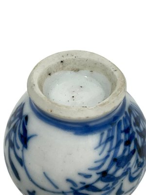 18th Century Chinese Miniature Blue and White Kangxi Porcelain Vases, Set of 3-UCH-1224334