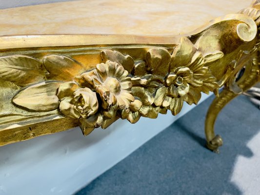 18th Century Console in Gilt Hand-Carved Wood-NUO-1356691