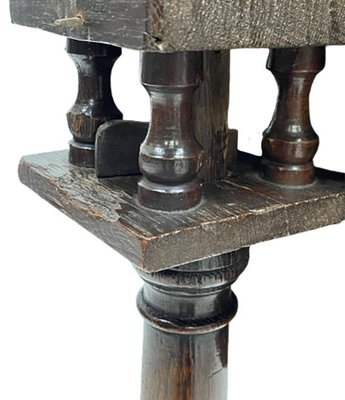 18th Century Dark Oak Tilt-Top Tripod Table-UCH-1288580