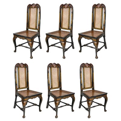 18th Century Dining Chairs, England, 1750s, Set of 6-MBH-1032576