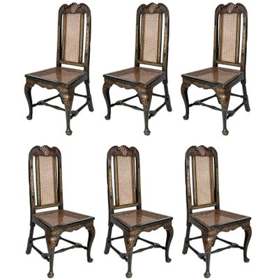 18th Century Dining Chairs, England, 1750s, Set of 6-MBH-1031956