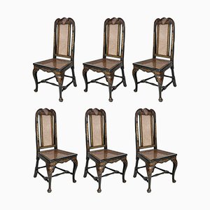 18th Century Dining Chairs, England, 1750s, Set of 6-MBH-1031956