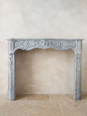 18th Century Dutch Blue Turquin Marble Mantelpiece in the style of Regency-TDA-1742303