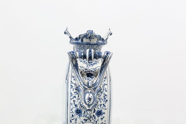 18th Century Dutch Delft Blue Vase-UJE-779008