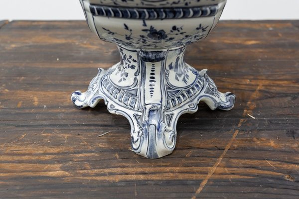 18th Century Dutch Delft Blue Vase-UJE-779008