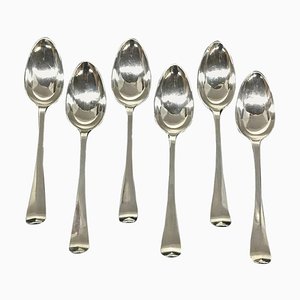 18th Century Dutch Haags Lofje Silver Spoons, The Hague, 1758, Set of 6-UCH-1224687