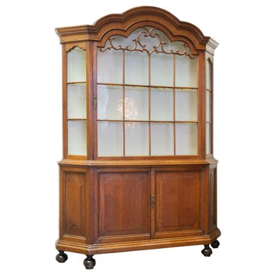 18th Century Dutch Library Display Vitrine Cabinet-KL-1349107