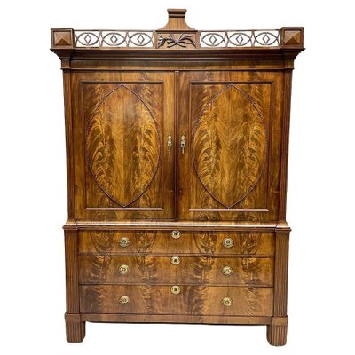 18th Century Dutch Mahogany Cabinet-UCH-1452390