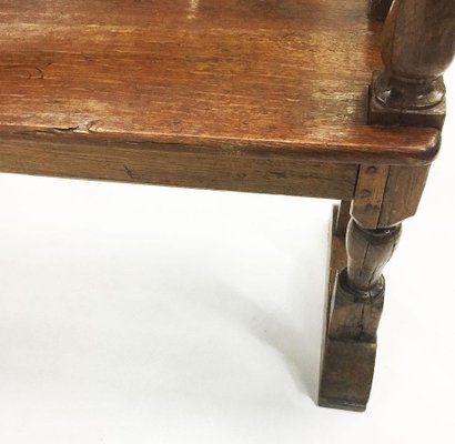 18th Century Dutch Oak Hallway Sofa Bench-UCH-1224494