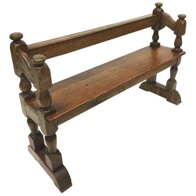 18th Century Dutch Oak Hallway Sofa Bench-UCH-1224494