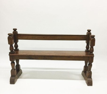 18th Century Dutch Oak Hallway Sofa Bench-UCH-1224494