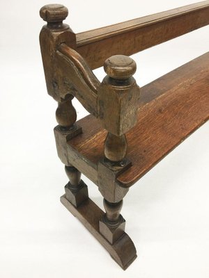 18th Century Dutch Oak Hallway Sofa Bench-UCH-1224494