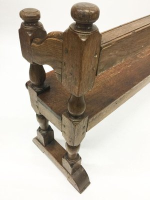 18th Century Dutch Oak Hallway Sofa Bench-UCH-1224494