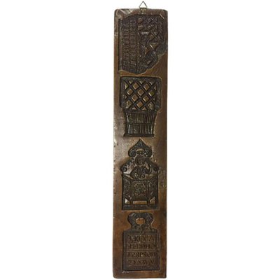 18th Century Dutch Wooden Gingerbread Mould-UCH-1224528