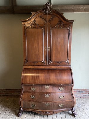 18th Century Empire Mahogany Secretary-GTG-1806513