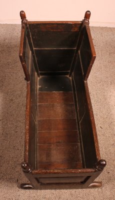 18th Century English Cradle in Oak-HPU-827174