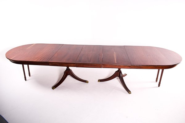 18th Century English Dining Table in Mahogany-XWB-1142506