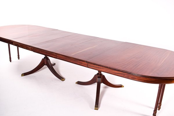 18th Century English Dining Table in Mahogany-XWB-1142506