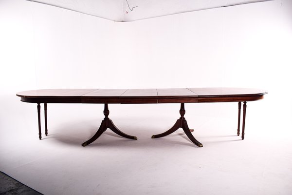 18th Century English Dining Table in Mahogany-XWB-1142506